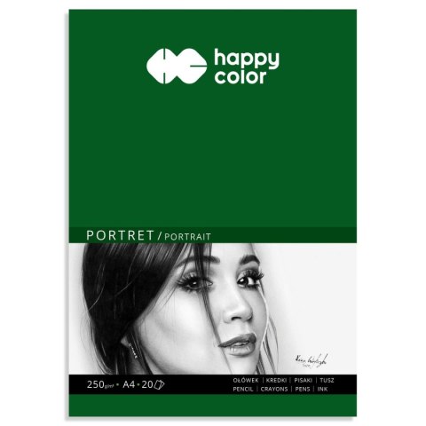 Blok artystyczny Happy Color A4 250g 20k (HA 7825 2030-A20) Blok artystyczny Happy Color A4 250g 20k (HA 7825 2030-A20)
