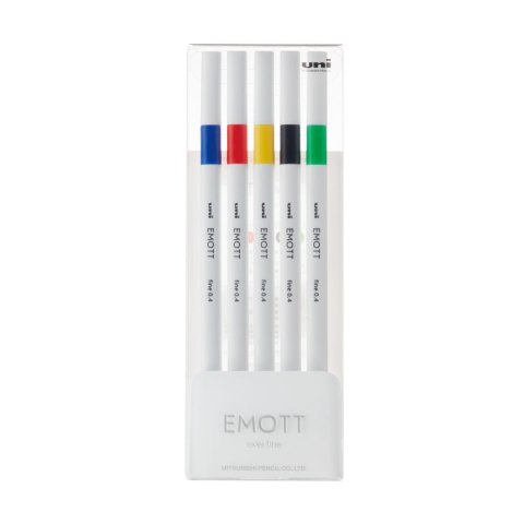 Flamaster Emott zestaw PEM-SY/5C NO 1,5 4902778248287 5 kol. (163506) Flamaster Emott zestaw PEM-SY/5C NO 1,5 4902778248287 5 kol. (163506)