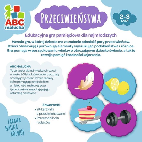 Gra edukacyjna Trefl ABC Malucha Przeciwieństwa (01943) Gra edukacyjna Trefl ABC Malucha Przeciwieństwa (01943)