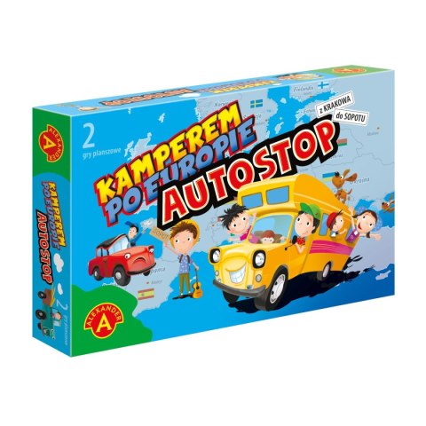 Gra planszowa Alexander KAMPEREM PO EUROPIE AUTOSTOP Gra planszowa Alexander KAMPEREM PO EUROPIE AUTOSTOP
