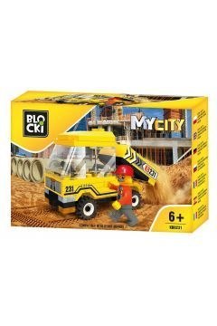 Klocki plastikowe Icom MyCity 66 elementy mini wywrotka (KB0231) Klocki plastikowe Icom MyCity 66 elementy mini wywrotka (KB0231)