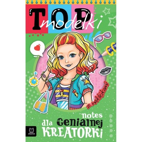 Książeczka edukacyjna Aksjomat Notes dla genialnej kreatorki Top modelki. Książeczka edukacyjna Aksjomat Notes dla genialnej kreatorki Top modelki.