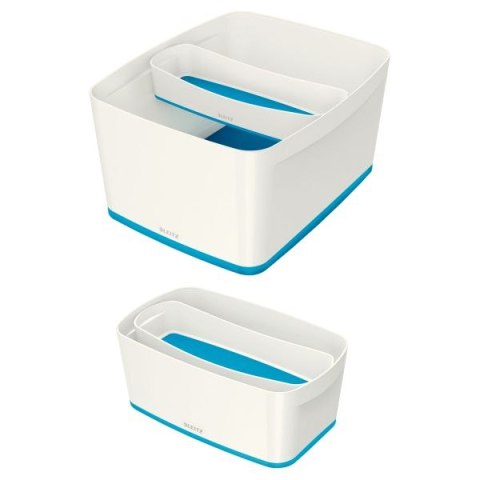 Przybornik na biurko Leitz my box organizer podłużny biało-niebieski (52581036) Przybornik na biurko Leitz my box organizer podłużny biało-niebieski (52581036)