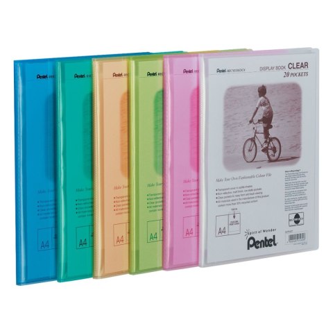 Teczka ofertowa Pentel A4 kolor: zielony przezroczysty 20 kieszeni Teczka ofertowa Pentel A4 kolor: zielony przezroczysty 20 kieszeni