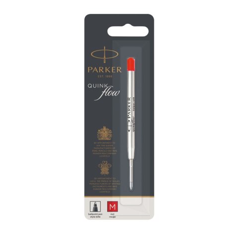 Wkład do długopisu Parker, czerwony 0,8mm Wkład do długopisu Parker, czerwony 0,8mm