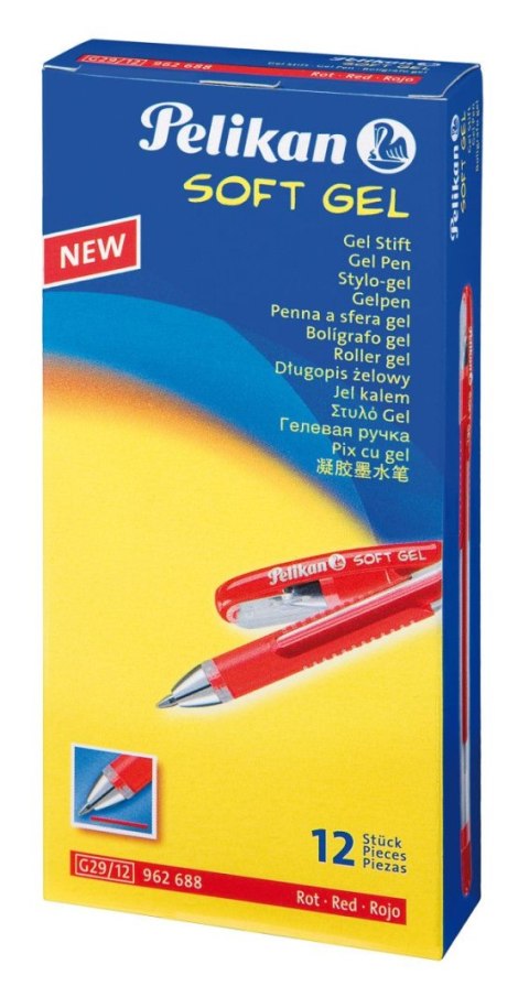 Długopis żelowy Pelikan Soft Gel czerwony (962688) Długopis żelowy Pelikan Soft Gel czerwony (962688)