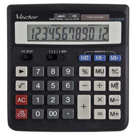 Kalkulator na biurko Vector dk-209 (KAV DK-209DM) Kalkulator na biurko Vector dk-209 (KAV DK-209DM)