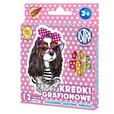 Kredki świecowe Astrakids grafionowe 12 kol. (316121010) Kredki świecowe Astrakids grafionowe 12 kol. (316121010)