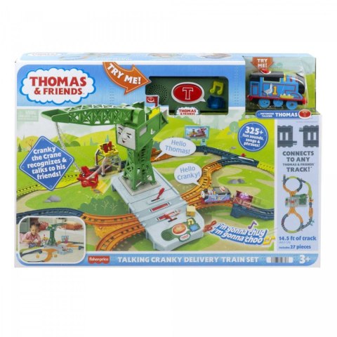 Lokomotywa Mattel Tomek i Przyjaciele Mówiący Dźwig Karolek Mega Zestaw torów (HRC35) Lokomotywa Mattel Tomek i Przyjaciele Mówiący Dźwig Karolek Mega Zestaw torów (HRC35)