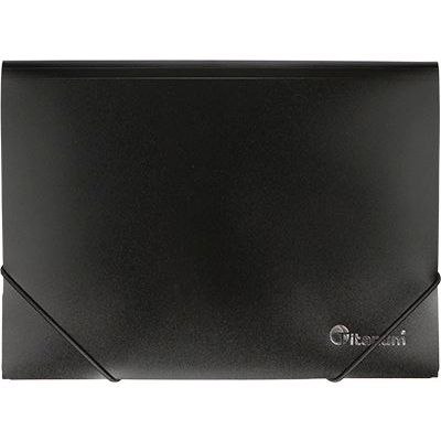 Teczka PP Titanum A5 z gumką czarna (TGG5BC) Teczka PP Titanum A5 z gumką czarna (TGG5BC)