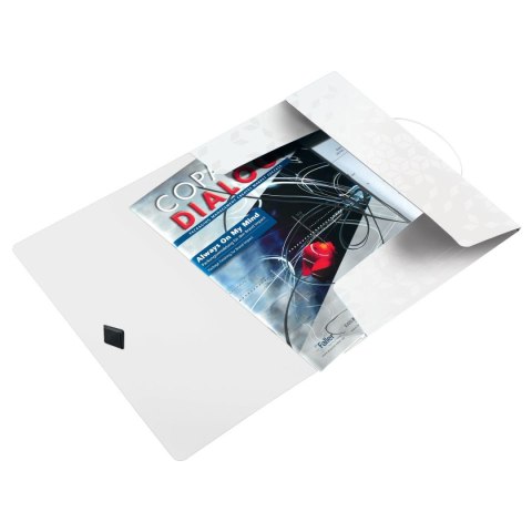 Teczka plastikowa na gumkę Wow A4 biały Leitz (45990001) Teczka plastikowa na gumkę Wow A4 biały Leitz (45990001)